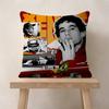 1Pc Ayrton Tacing Driver Senna Cushion Cover Inches Farmhouse Decor Home Throw Pillow Covers For Couch Decorations