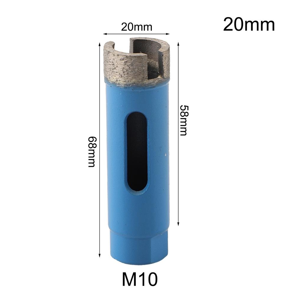 Concrete Drilling Masonry Drilling 16mm Core Drill Bit M10 Thread Drill Bit Cutting Edges Various Material Drilling