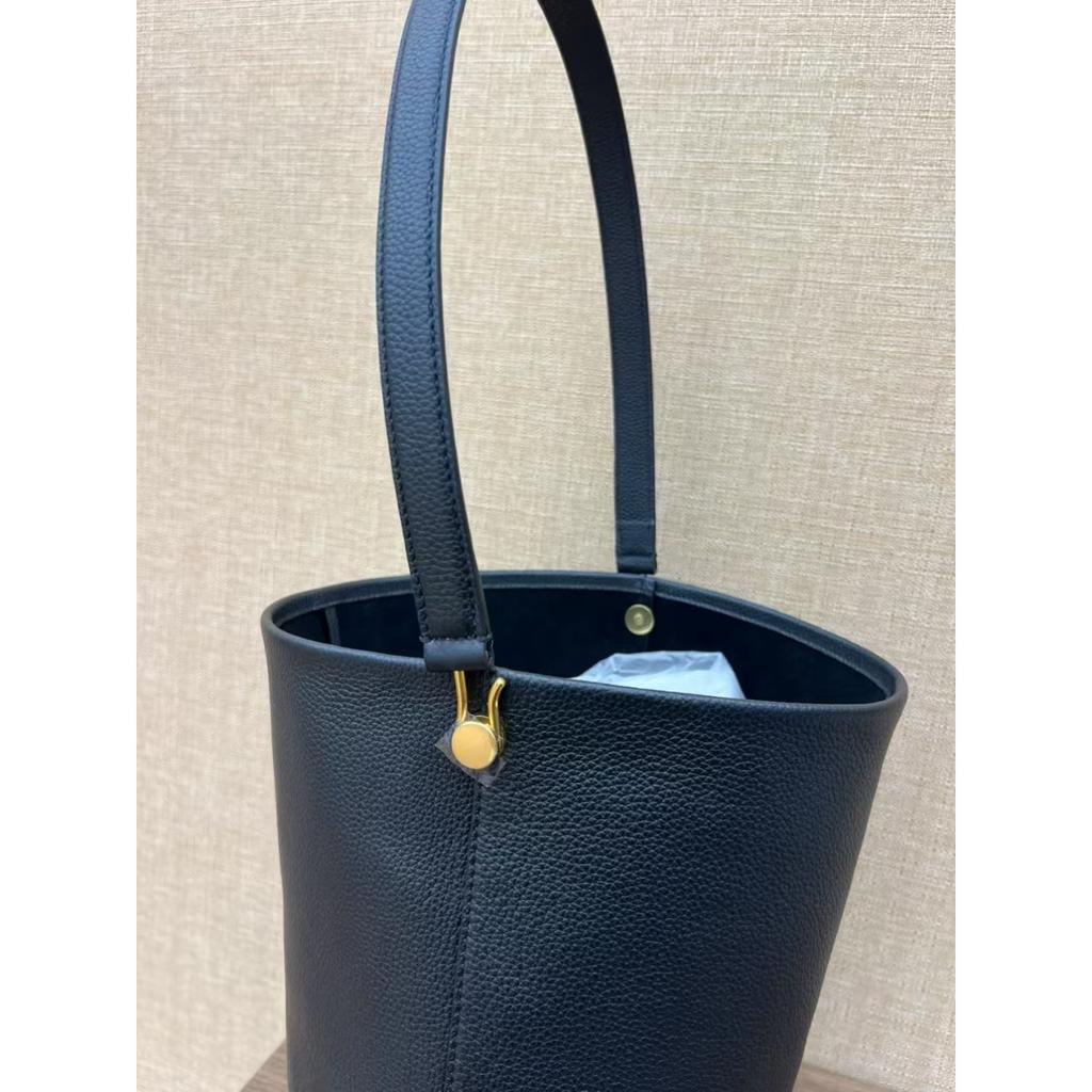 Bolsa de balde nicho TR francesa couro bovino de primeira camada versátil personalizada para o dia a dia textura premium ombro portátil bolsa tote