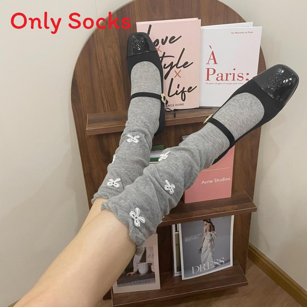 Korean Influencer Style Bowknot Socks For Women Summer Lightweight Cotton Youth Casual Wear