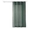 Voilage effet lin 140 x 240 cm Zazy kaki