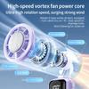 Ultra High Speed Portable Handheld Fan Semiconductor Ice Compress Cooling 100-Speed Stepless Rechargeable Mini Fan for Travel