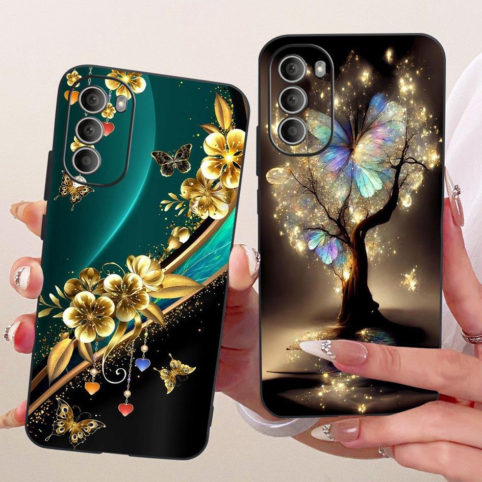 Hülle Für Motorola Moto G51 5G Cover XT2171-2 XT2171-1 Beliebte Blume Weiches TPU Silikon Handyhülle Für Moto G31 G71 5G G 51 Schale