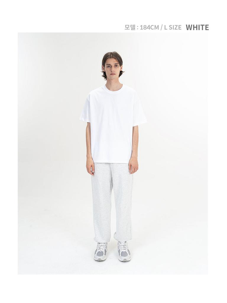 BECANVAS [3Pack] 18-Count Cotton Plain Short Sleeve T-Shirt (2 Colors)