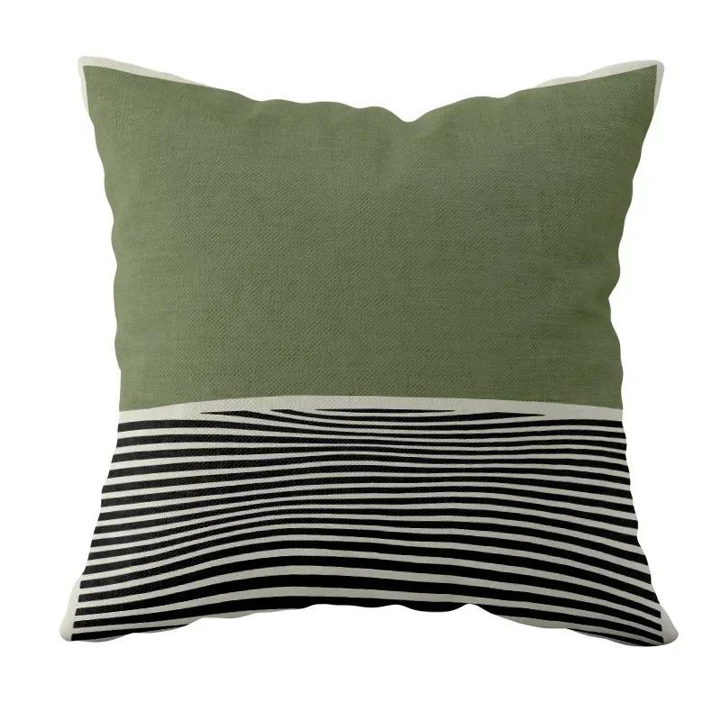 Home Decor Geometric & Floral Patterned Decorative Cushions Pattern Cushion Cover Suitable for Sofa Bedroom Car Pillow Cover