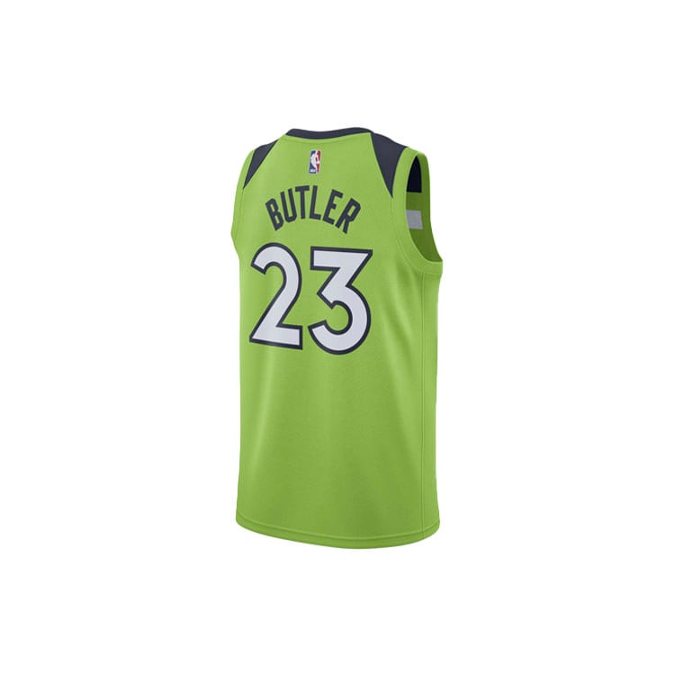 Nike X NBA Basketball Jerseys Men's Green Moderate Straight Fit 877213-316