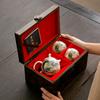 Silver Teapot 999 ******lver Qinglong Teapot Chinese Kung Fu Tea Set Tea Pot Household Filter Single Pot High-end Gift Box