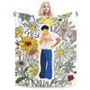 Flower Harry-art Blanket Soft Warm Flannel Throw Blanket Cover for Bed Living Room Picnic Travel Home Couch