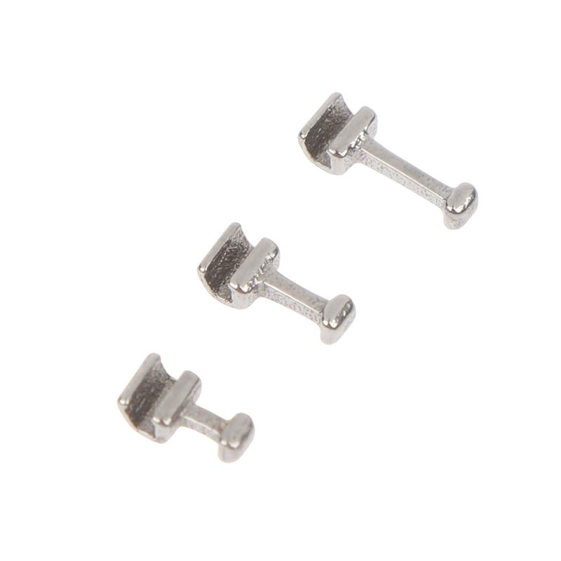 10 Stück Verklebbare und Crimpbare Haken Zahnkorrektur Linguale Knöpfe Mit Mehrfachhakenarmen Für Brackets Labormaterialien