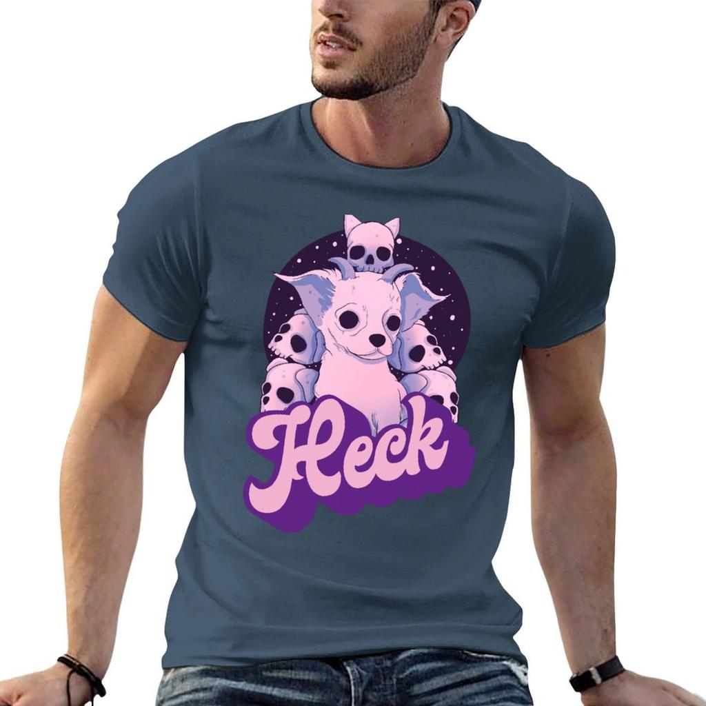 Heck yeah little demon dog TShirt Work Casual Loose Fit TShirt