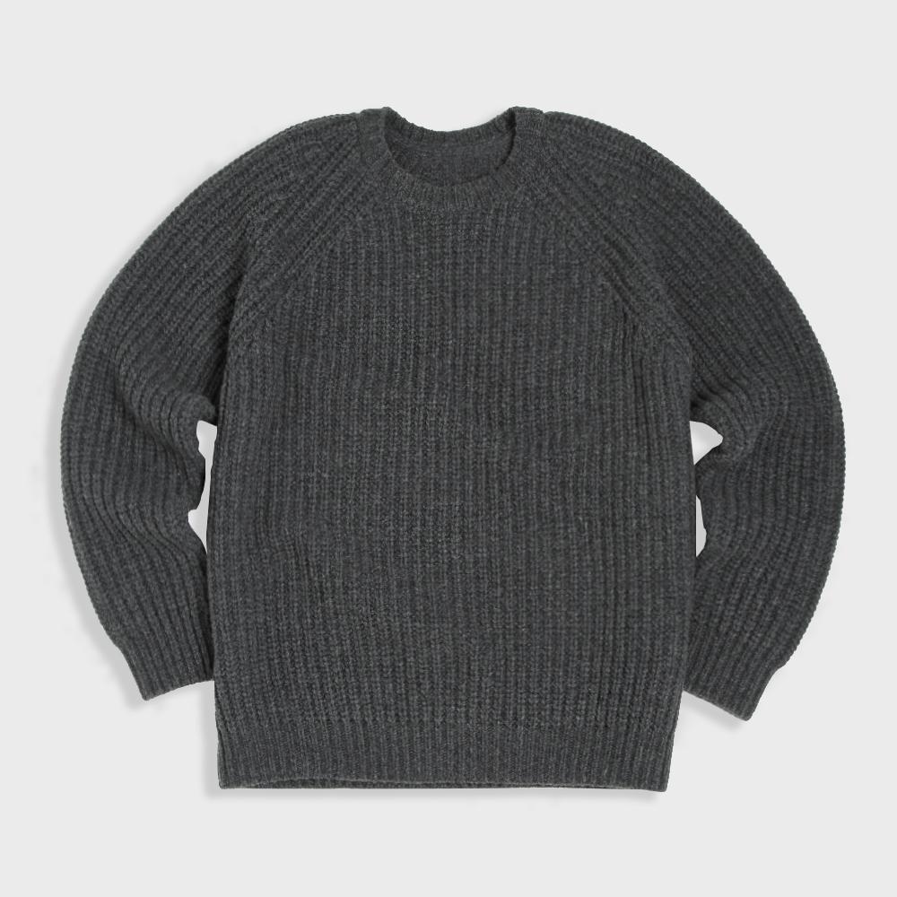 Howeeo 20Fw Granma Knit – Charcoal