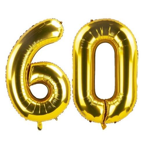 Sensations 60 Today Number Birthday Foil Balloon