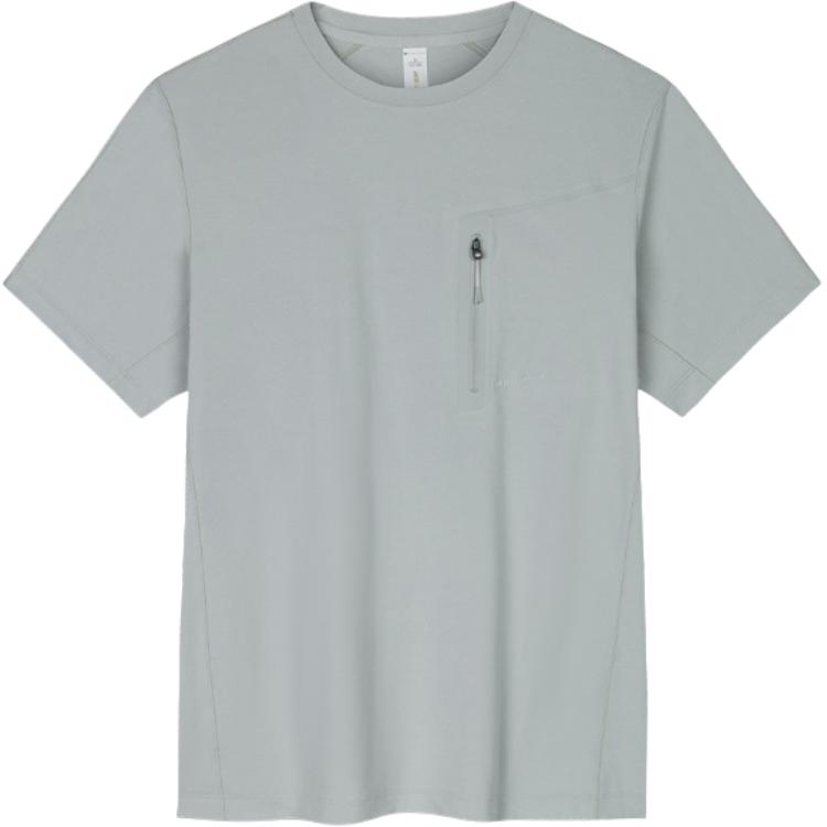 

Anta Champion Outdoor Series однотонная круглая горловина удобная универсальная дышащая повседневная спортивная футболка с коротким рукавом мужская футболка 152430117-5 M