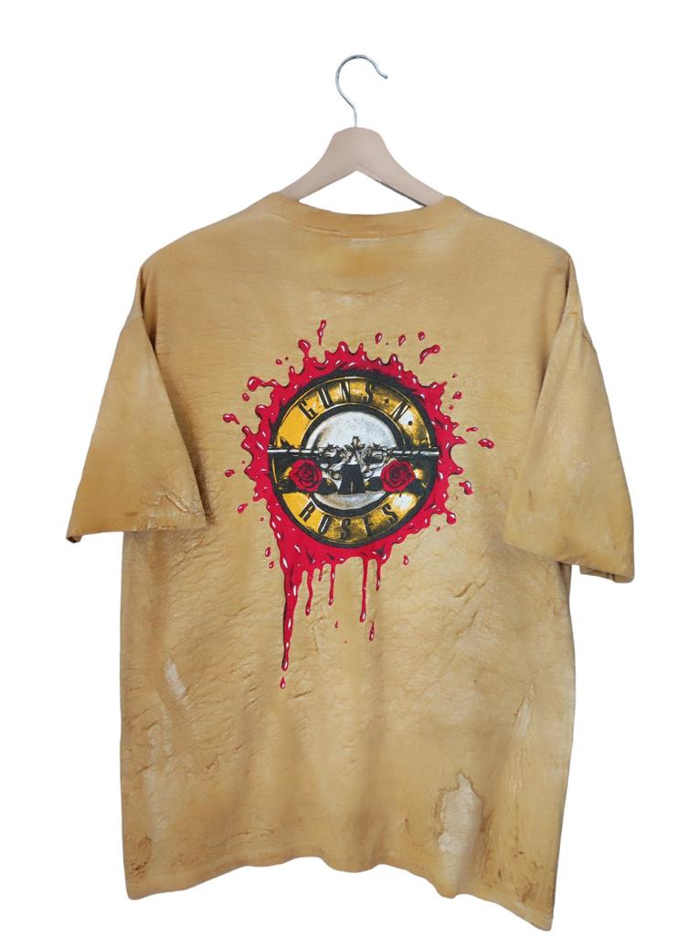 Vintage 90s Crystal rain G n R Guns and Roses Concert Tour Vintage 90s GnR music promo Shirt tie dye by Brockum size XL