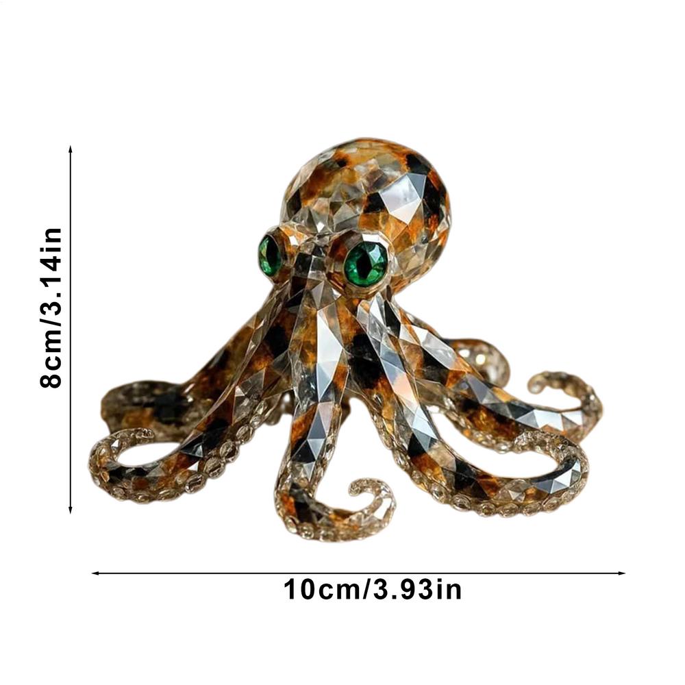 Octopus Figurine Resin Aquarium Figurines Collectible Sculptures for Outdoor Decor Beach Kitchen Desk Bathroom Offices Events