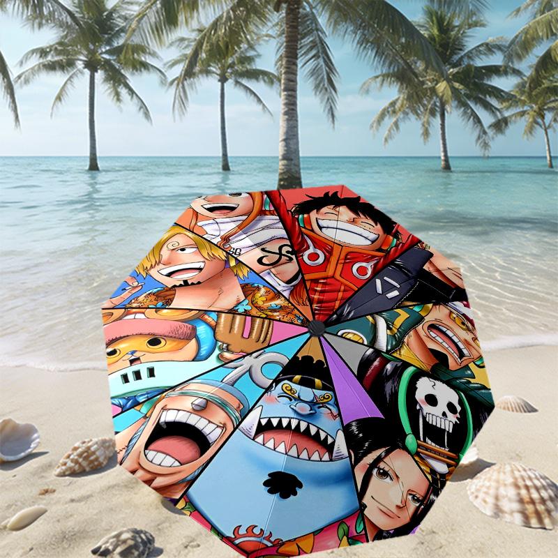 One Piece Print Umbrella Automatic Opening/ Closing - Portable Foldable Design - Daily use for Travel/Outdoor - Gift for Birthday