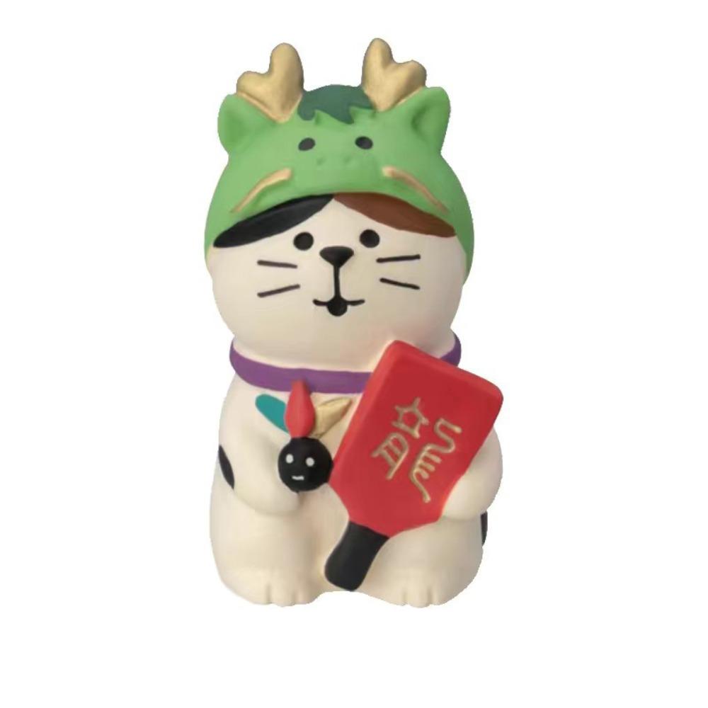 Japanese Style ZAKKA Cat Figurines DIY Craft Mini Animal Figurines  Miniature Scene Props