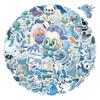 10/30/50pcs Blue Cute  Stickers Kawaii Pikachu Anime Decal DIY Nootebook Suitcase Water Bottle Cartoon Graffiti Sticker