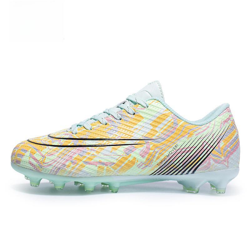 Zhenzu Men's Low-Top AG Spiked Lawn Football and Frisbee Training Shoes