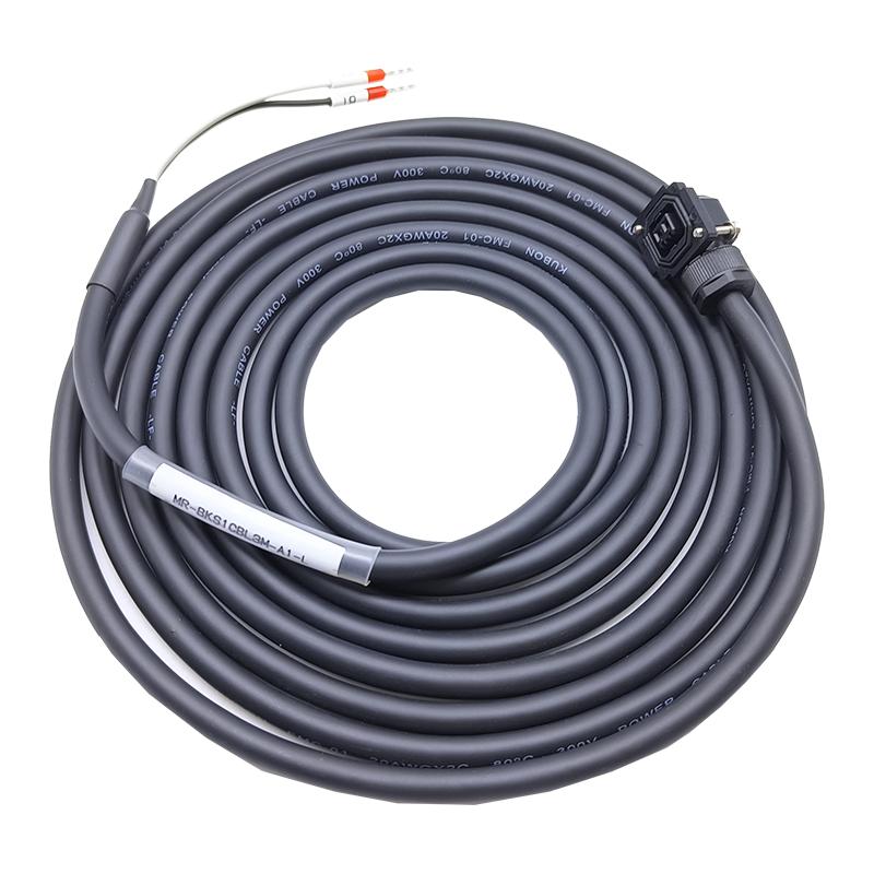 MR-PWS1CBL MR-BKS1CBL MR-PWS1CBL5M-A1-L MR-BKS1CBL3M-A1-L A2-L Servo Motor Power Cable Brake Lline for MR-J3 J4 JE