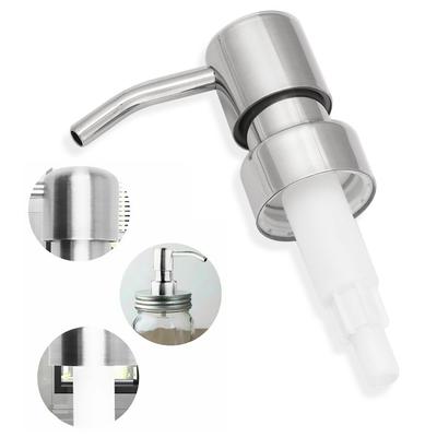 Durable Stainless Steel Soap Dispenser Pump Liquid Lotion Bottle Head Replacement Nozzles 28mm
