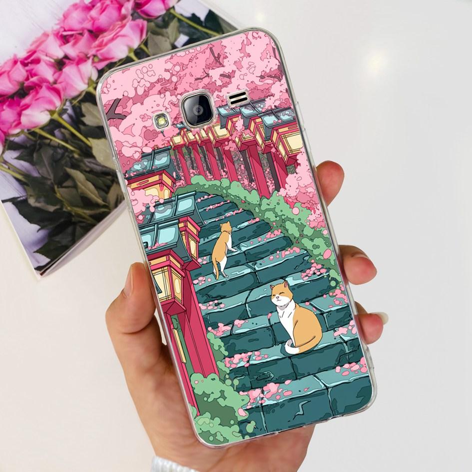 For Samsung Galaxy Grand Prime Case G530 G530H G531 G531H G531F SM-G531F Clear Cover Fashion Flower Soft TPU Silicone Phone Case