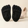 Silicone Forefoot Half Insole For Women With Self Adhesive Non Slip Cushioning