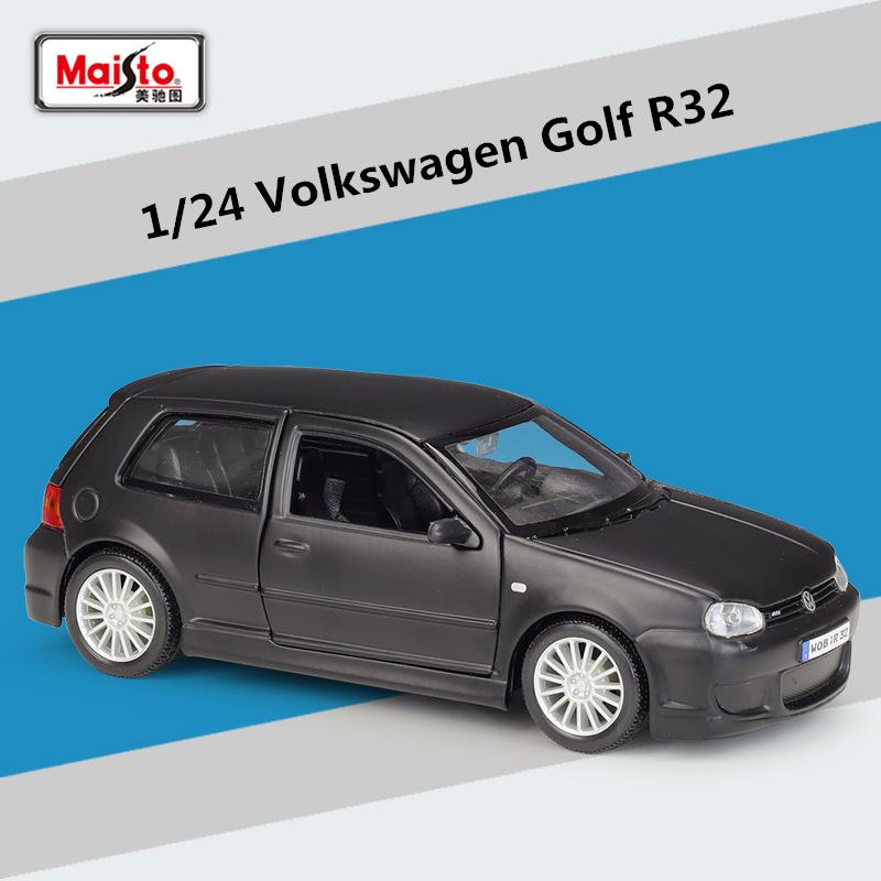 

Maisto 1:24 Volkswagen Golf R32 Alloy Sports Car Model Diecasts Metal Racing Car Model Simulation Collection Childrens Toys Gift