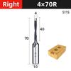 New Durable Portable High Quality  2 Flute Drill Bits Left/Right 10mm Shank Router Bits Carbide Wood Bits Wood Alloy