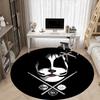 1pc KISS Band Office Round Area Rug, Indoor Mat Suitable For Office, Under Office Chairs Bedroom Living Room Home Decor  a0908182