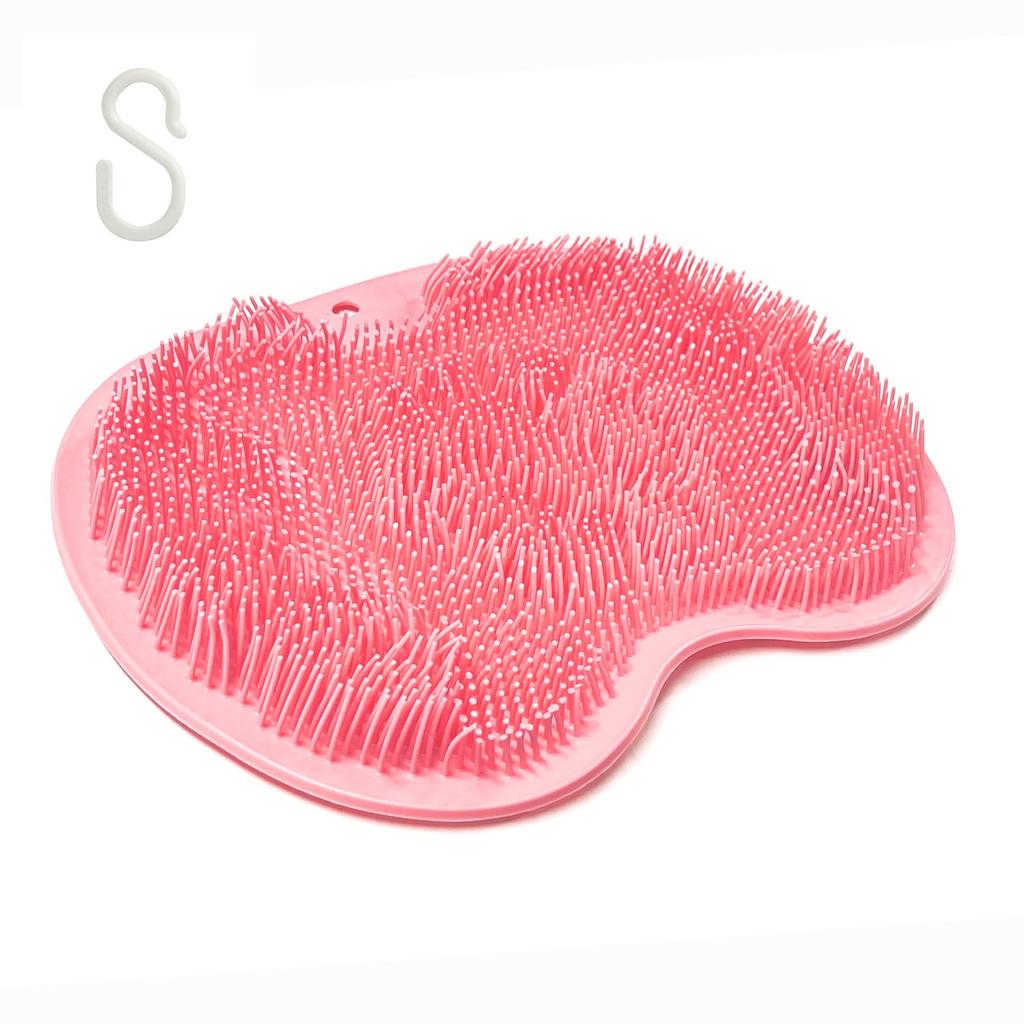 Foot Foot Washing Deodorizing Foot Body Foot Massage T.O.T. Brush, Mat, Brush, Brush, Antibacterial, Exfoliating, (Pink)