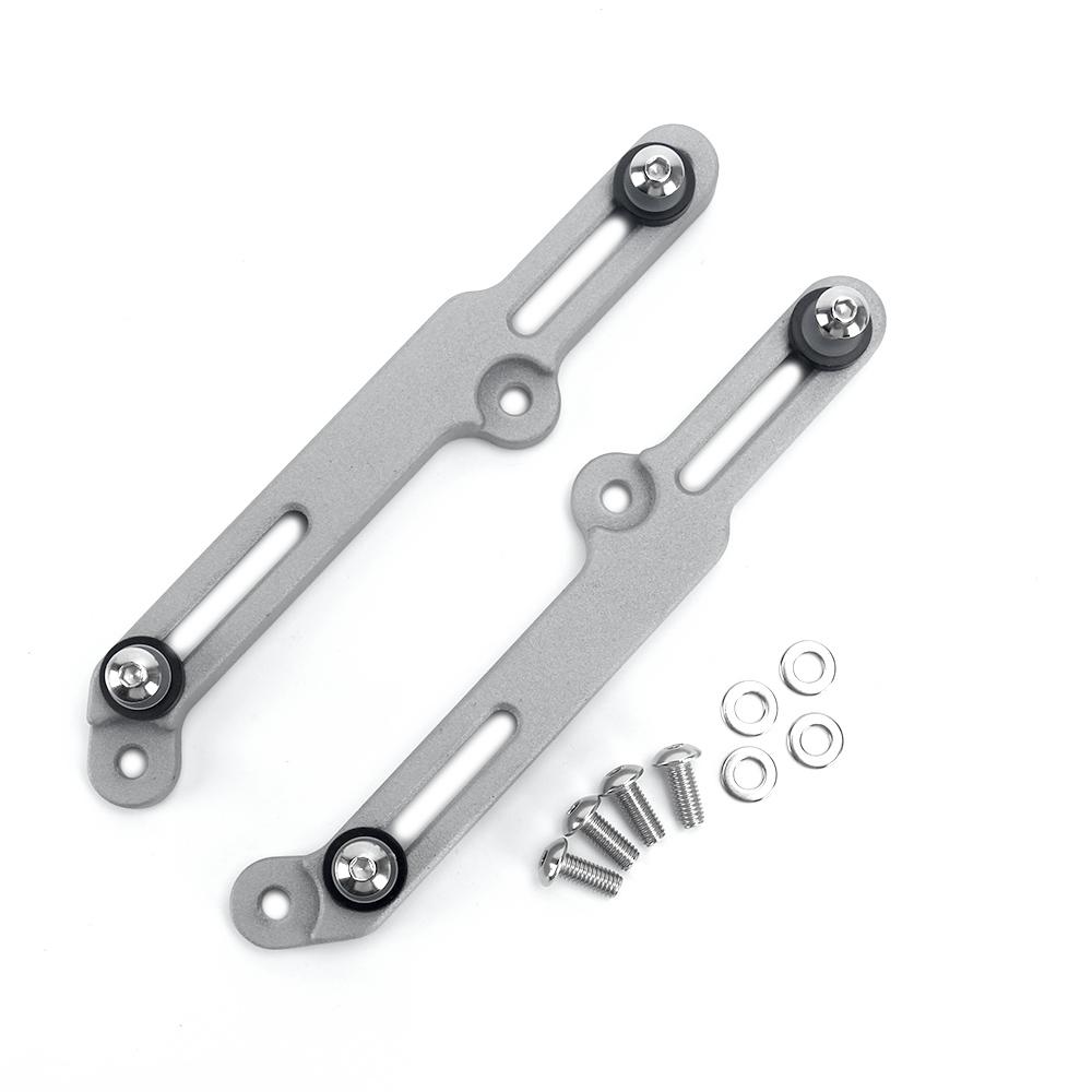 

Регулировщики ветрового стекла мотоцикла CNC Алюминиевый кронштейн ветрового стекла Для HONDA NC750X NC 750X 2016 2017 2018 2019 2020 серебряный