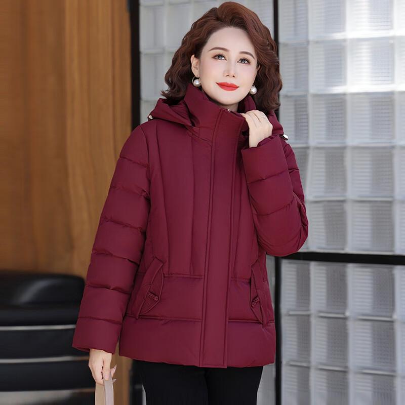 Damen Kapuzen Verdickter Gepolsterter Wintermantel