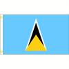 2D Vlak, 2D Deur Banner, 1 stuks Meerdere Maten Optioneel 2D Vlak, Banner, 2D, Vlag van Saint Lucia, voor Universiteits Slaapzaal Binnen en Buiten Decoratie, Buiten
