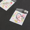 100pcs/lot Plastic Bags Thank you Flower Self-Adhesive Bags for Homemade Cookie Party Gifts Bag DIY Jewelry Packaging Bag