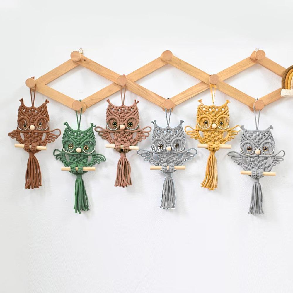 1pc Owl Pendant Handwoven Tapestry Bohemian Home Decor Room Wall Decor Suitable As a Gift for Friends and Family