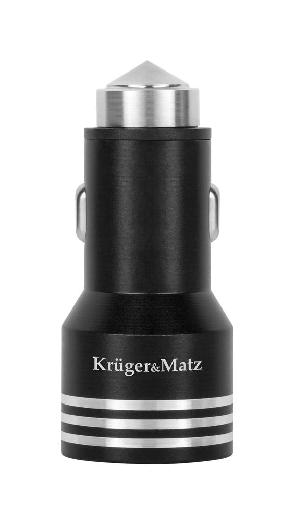 Car charger 2xUSB 5V/2.4A Quick Charge 3.0 Kruger&Matz