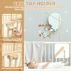 Baby Wooden Bedbell Bracket Wooden Cot Mobile Arm Unisex Crib Mobile Holder Easy Assembly Crib Mobile Arm for Cradle Stroller