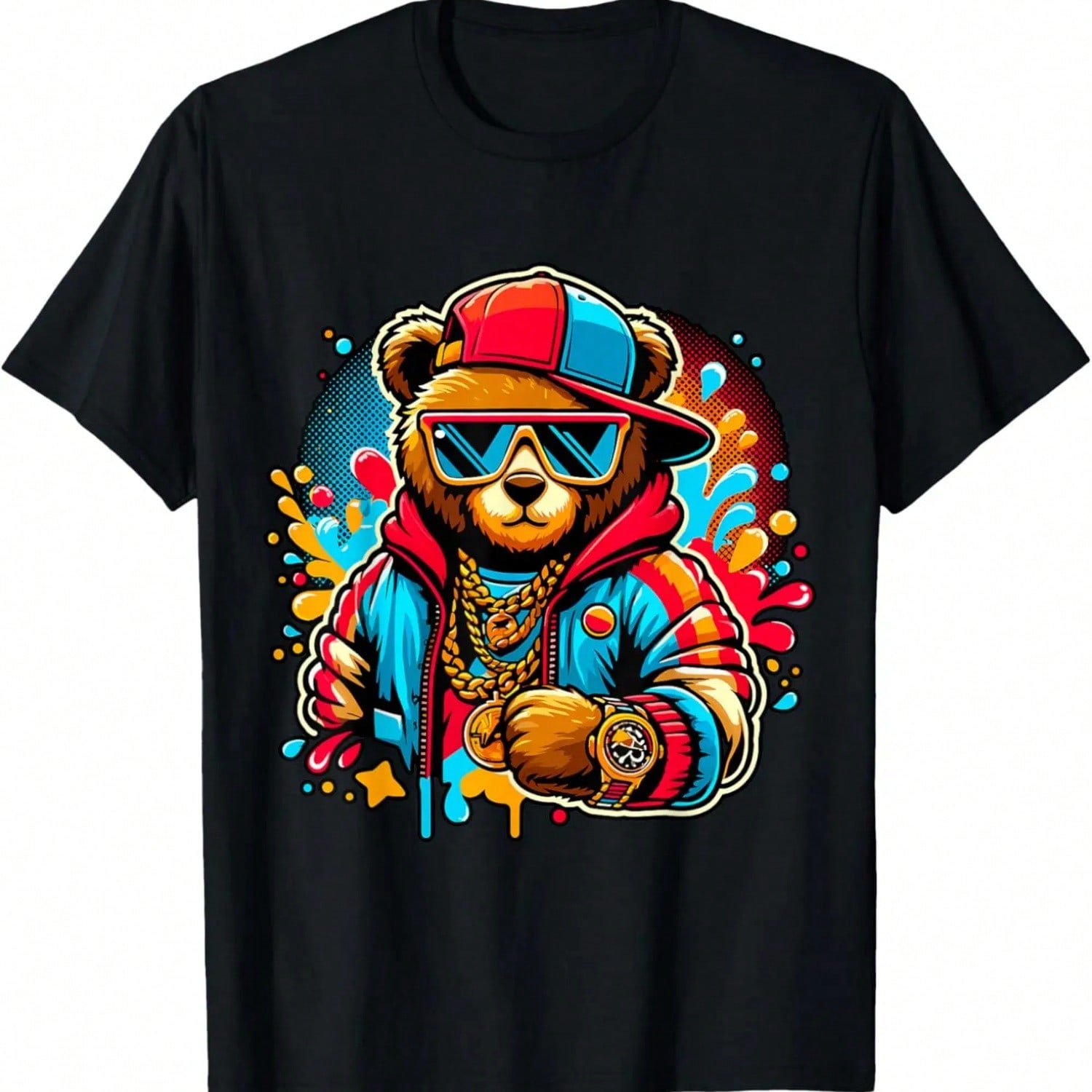 Happy Colorful Team Moody Rainbow Pride Green Yellow T-Shirt.Jpg S разноцветный