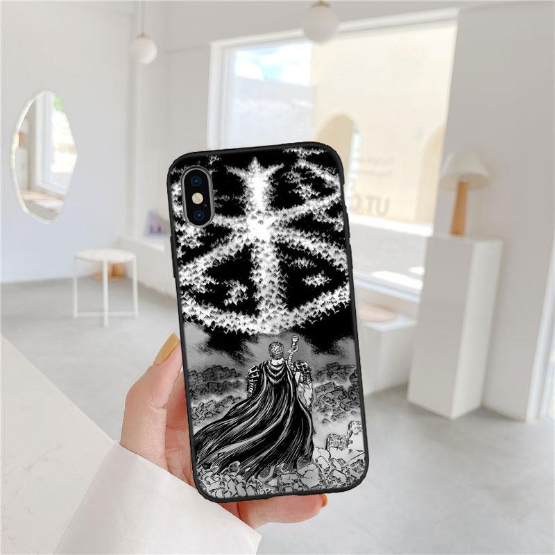 CJ9 Anime Berserk Guts Phone Case for Samsung Galaxy A11 A12 A13 A15 A52S A53 A55 A56 A70 A71 A72 A73 F06 F16 F56 S10 Plus S10e