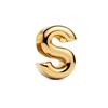 Golden Copper Metal 26 Letter Alphabet Charm Bead Component Compatible With Do It Yourself Bracelet High Quality Fine Jewelry Necklaces Neutral Style