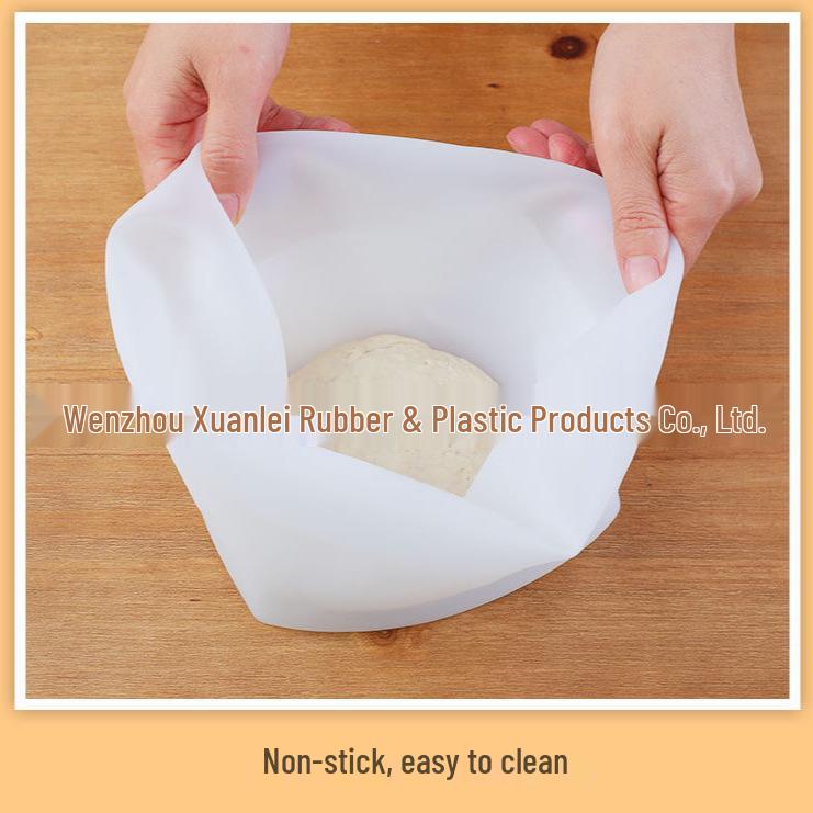 Silicone Dough Kneading and Proofing Bag with Tie Straps - Large & Small Sizes for Kitchen Baking