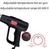 QR-85B2 2000W Hot Air Gun: Adjustable Two-Speed, Constant Temperature, Ideal for Drying & Car Film Baking
