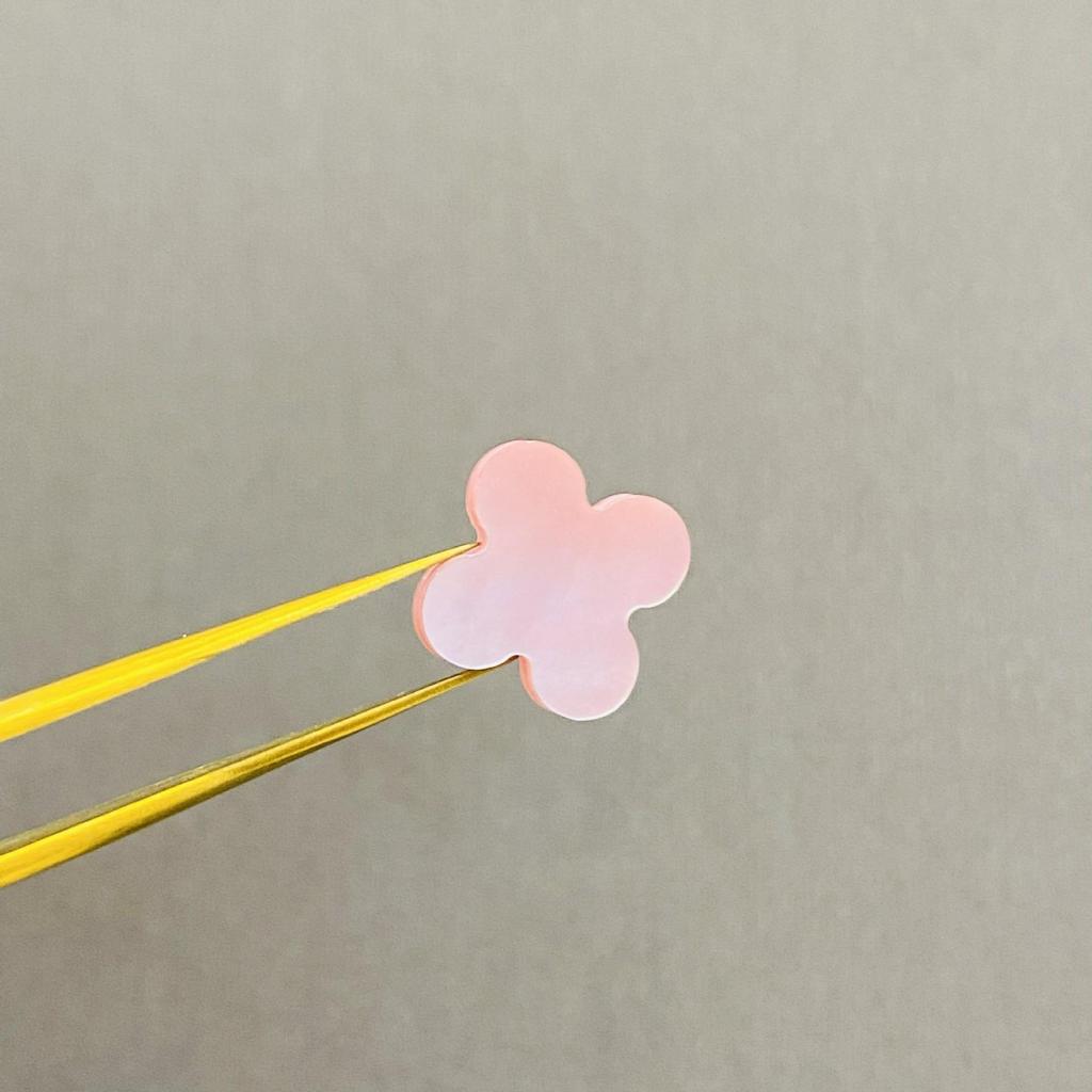 CNC S925 Silver & 18K Gold Four-Leaf Clover Five-Flower Bracelet Necklace, Non-Fading.