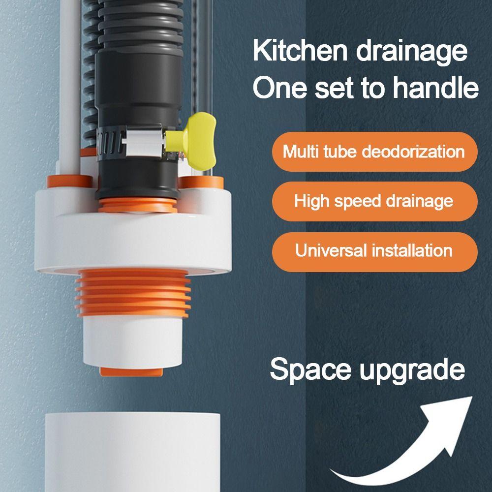 Sealing Ring Kitchen Basin Sewer Branch  Washing Machine Drainage Supplies