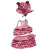 Pet Swimwear One-piece Sling Bikini Dog Breathable Vest Swimsuit Pink Leopard Print Dog Swimsuit Teddy Yorkshire Cat Clothing
