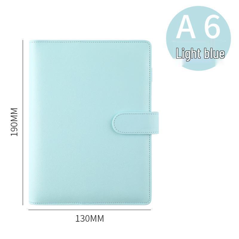 In-Stock Creative Macaron A6 Loose-Leaf Notebook with Custom Logo Options