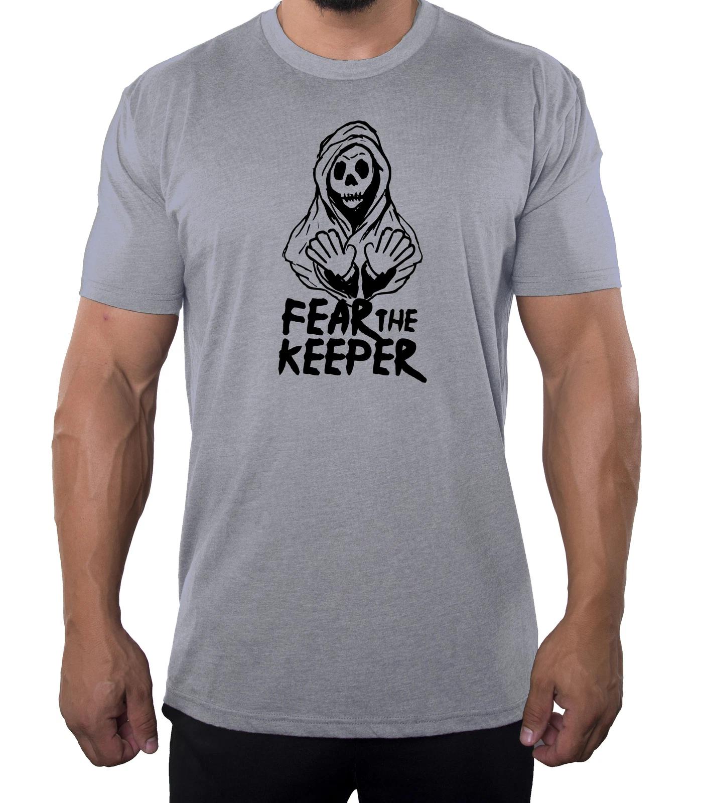 Fear the Keeper, Soccer Goalie Shirts, Men s Graphic tees Sports Shirts 4XL