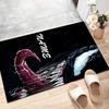 Custom Venom Mat Personalized Name, Polyester Washable Indoor Entryway Rug, Gift for Christmas, Easter, Thanksgiving Day