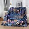 Happy Years Birthday Blanket Ultra-Soft Suitable for Seaside Bed Picnics for All Seasons Warmthful Decor Perfect Gift for Relatives and Friends